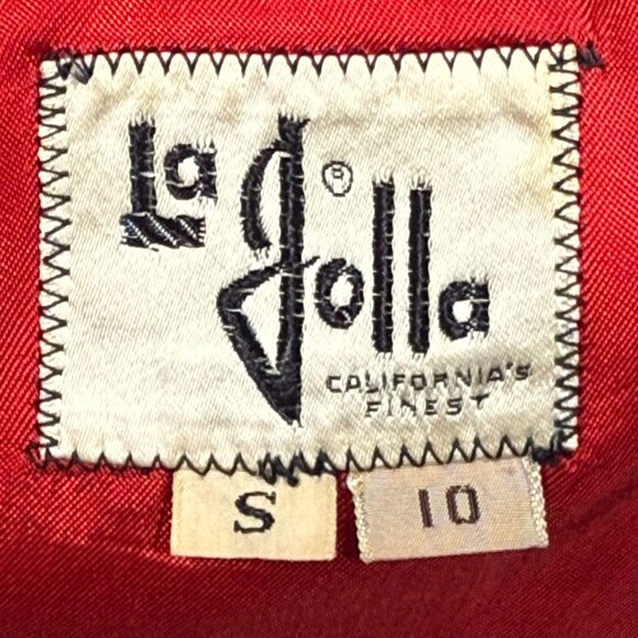 Vintage La Jolla Ice Capades Red Blazer Small Wool Blend 1961-62 Tour Patch - Picture 4 of 9